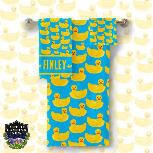 Rubber Duck Kids Personalised Bath Set
