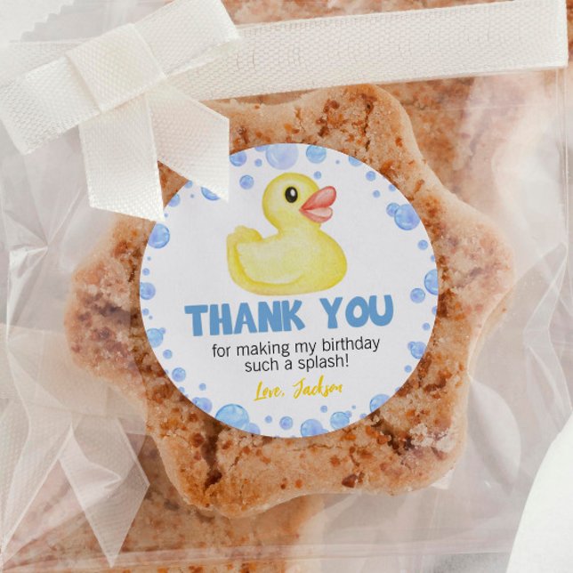 Rubber Duck Labels Birthday Baby Shower (Creator Uploaded)