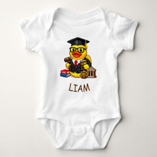 Rubber Duck Lawyer Baby Bodysuit