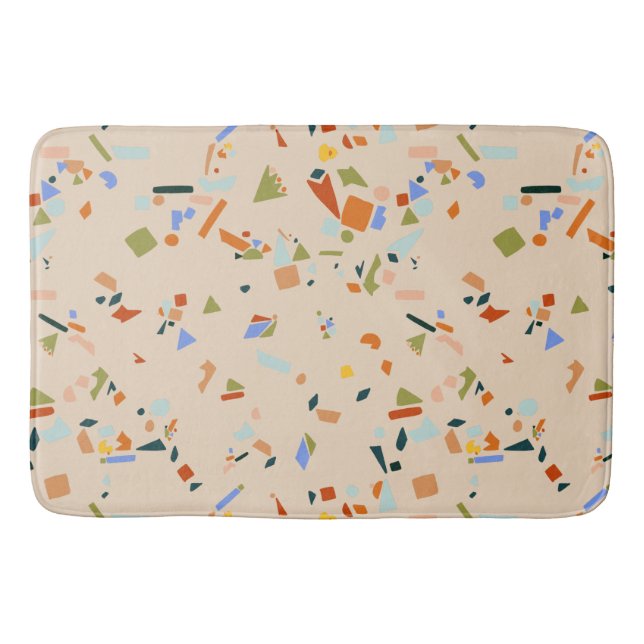 Rubber Duck Modern Terrazzo  Bath Mat (Front)
