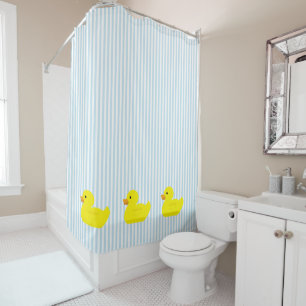 Rubber Duck Painting Shower Curtain