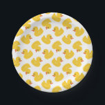 Rubber Duck Paper Plates | Cute Yellow Ducky Party<br><div class="desc">Serve up smiles with these adorable rubber duck paper plates! Featuring a cheerful yellow duck on a clean white background,  they’re perfect for baby showers,  first birthdays,  or any duck-themed celebration. A fun and functional addition to your party tableware.</div>