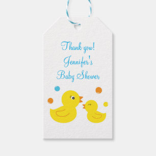Rubber Duck Party Favour Tags