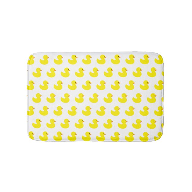 Rubber Duck Pattern Bath Mat (Front)