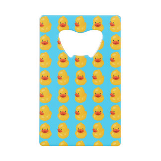Rubber Duck Pattern Blue Print Bottle Opener