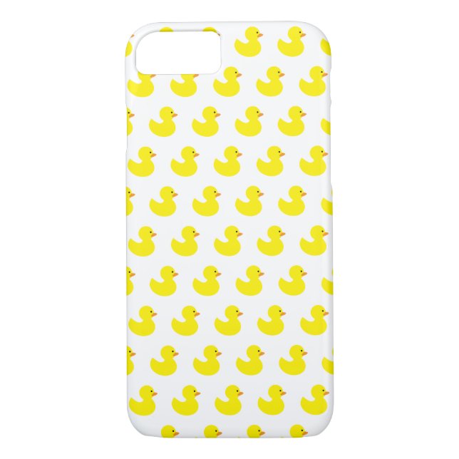 Rubber Duck Pattern iPhone Case (Back)