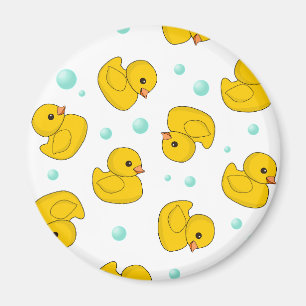 Rubber Duck Pattern Magnet