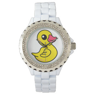 Rubber Duck Pattern Print Watch