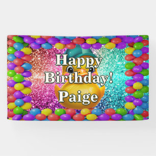Rubber Duck Personalised character birthday banner