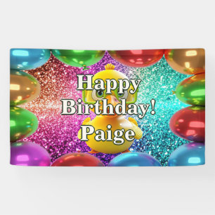 Rubber Duck Personalised character birthday banner