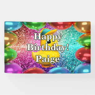 Rubber Duck Personalised character birthday banner