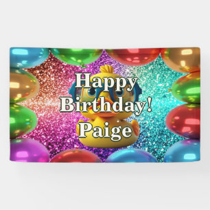 Rubber Duck Personalised character birthday banner