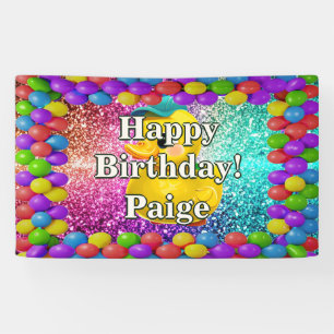 Rubber Duck Personalised character birthday banner