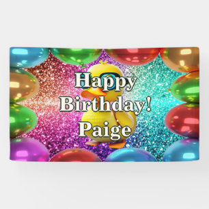 Rubber Duck Personalised character birthday banner