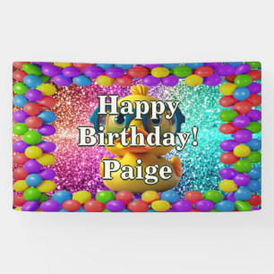 Rubber Duck Personalised character birthday banner