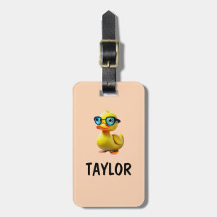 Rubber Duck Personalised Colourful Bag Backpack Luggage Tag