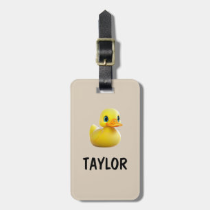 Rubber Duck Personalised Colourful Bag Backpack Luggage Tag