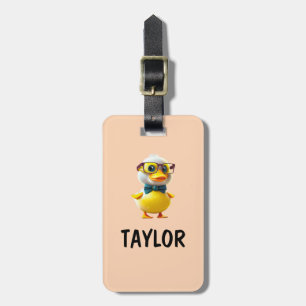 Rubber Duck Personalised Colourful Bag Backpack Luggage Tag