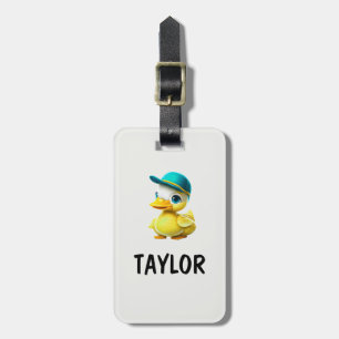 Rubber Duck Personalised Colourful Bag Backpack Luggage Tag