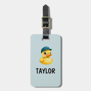 Rubber Duck Personalised Colourful Bag Backpack Luggage Tag