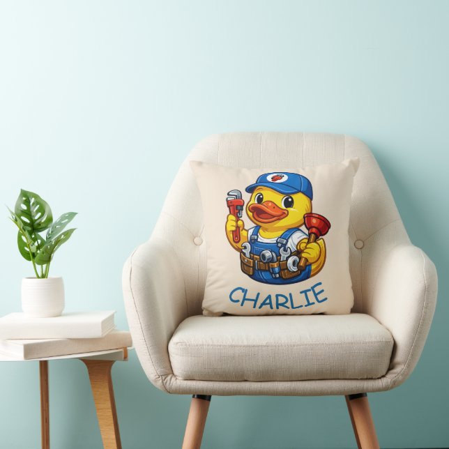 Rubber Duck Plumber Cushion (Chair)