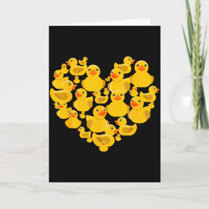 Rubber Duck Quack For Men Women Boy Girls Valentin Card