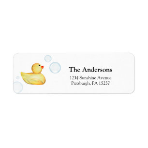 Rubber Duck Return Address