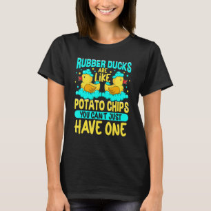 Rubber Duck Rubber Ducks Duck lover Bathroom Bubbl T-Shirt