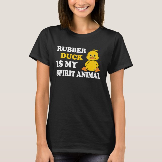 Rubber Duck Rubberduck bath duck T-Shirt (Front)