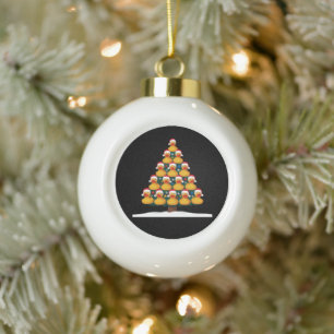 Rubber Duck Santa Hat Christmas Tree Xmas Holiday Ceramic Ball Christmas Ornament
