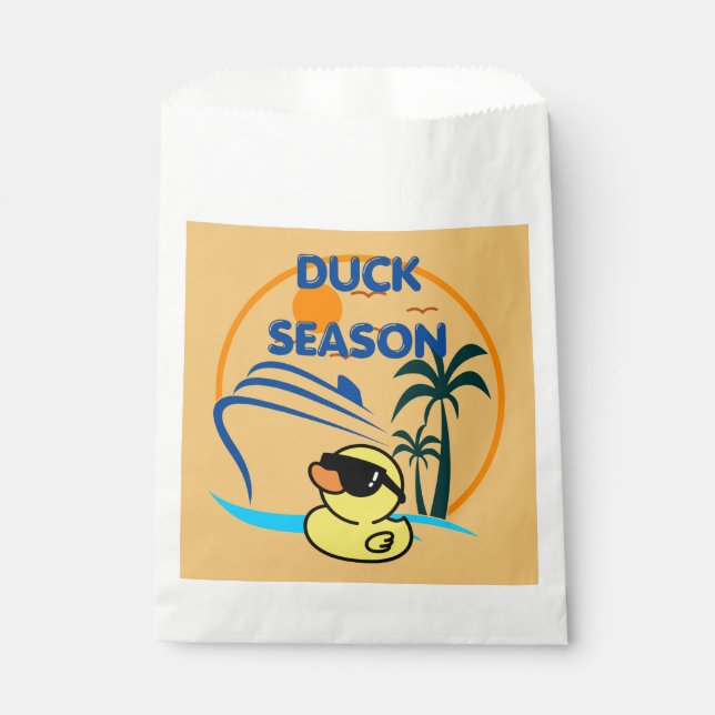  Rubber Duck Season Favour Bags (Front)