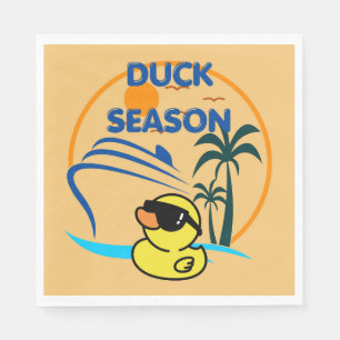 Rubber Duck Season Napkin