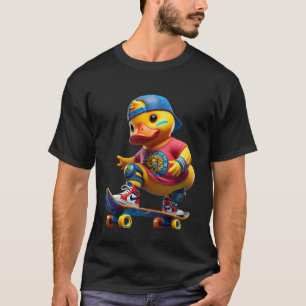 Rubber Duck Skateboarding Ducky Duckie Men Women K T-Shirt
