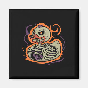 Rubber Duck Skeleton Rubber Duckie Costume Party Magnet