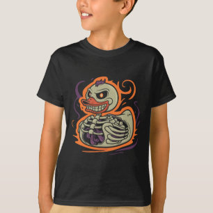 Rubber Duck Skeleton Rubber Duckie Costume Party T-Shirt