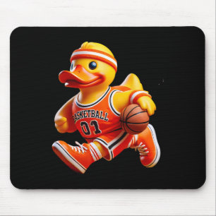 Rubber Duck Sketll Player Ducky Duckie Men Women K Mouse Mat