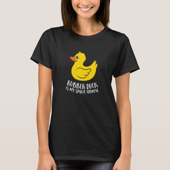 Rubber Duck Spirit Animal  Duck T-Shirt (Front)