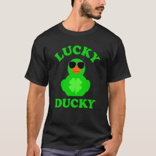 Rubber Duck Sunglasses Four Leaf C Lucky Ducky 1 T-Shirt