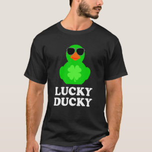 Rubber Duck Sunglasses Four Leaf C St Patrick's Da T-Shirt