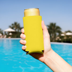 Rubber Duck Toy Yellow Autumn Fall Solid Colour Seltzer Can Cooler