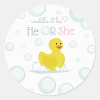 Rubber Duck Waddle It Be Baby Gender Reveal