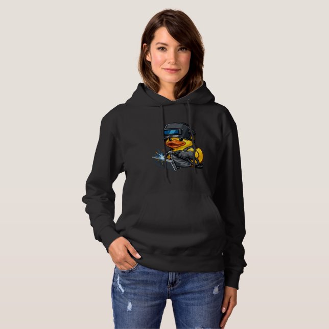 Rubber Duck Welder Hoodie (Front Full)