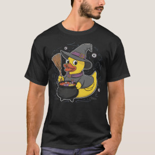 Rubber Duck Witch Rubber Duckie Costume Party T-Shirt