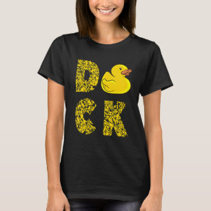 Rubber Duck Yellow Duck Rubber Duckling Yellow Rub T-Shirt