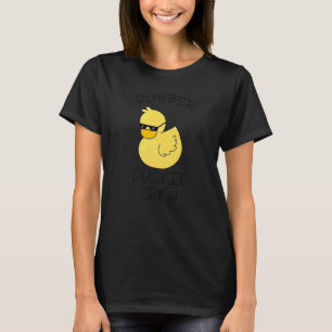 Rubber Duck Yellow Duckie Crew Bath Ducks Duckling T-Shirt