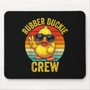 Rubber Duckie Crew Cruise Duck Matching Group  Mouse Mat