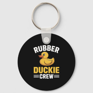 Rubber Duckie Crew Cruising Cruise Squad Love Duck Key Ring