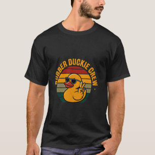 Rubber Duckie Crew Funny Rubber Duck Cute Yellow B T-Shirt