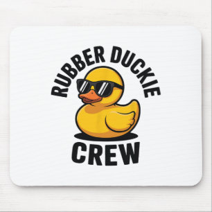 Rubber Duckie Crew Love Rubber Duck Showers Th  Mouse Mat