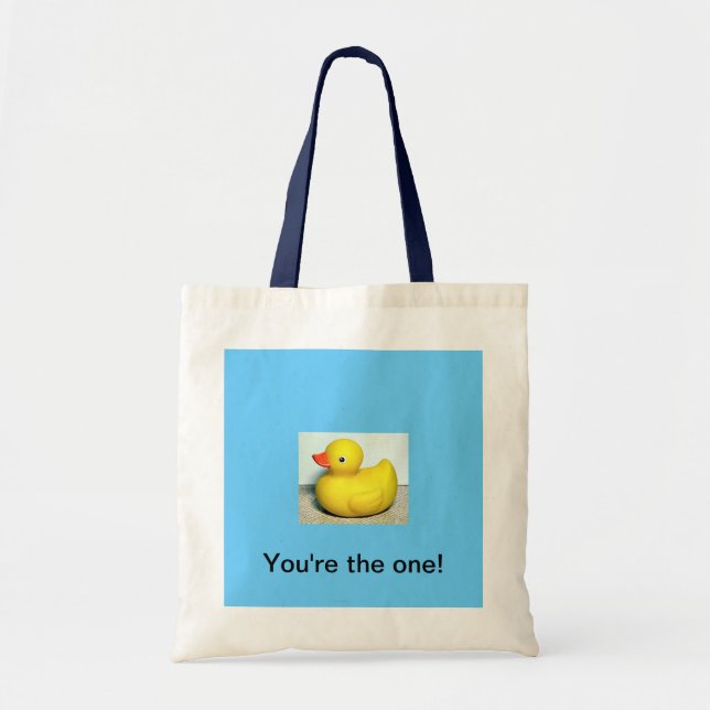 Rubber Duckie Cute Kids Toy  Tote Bag (Front)